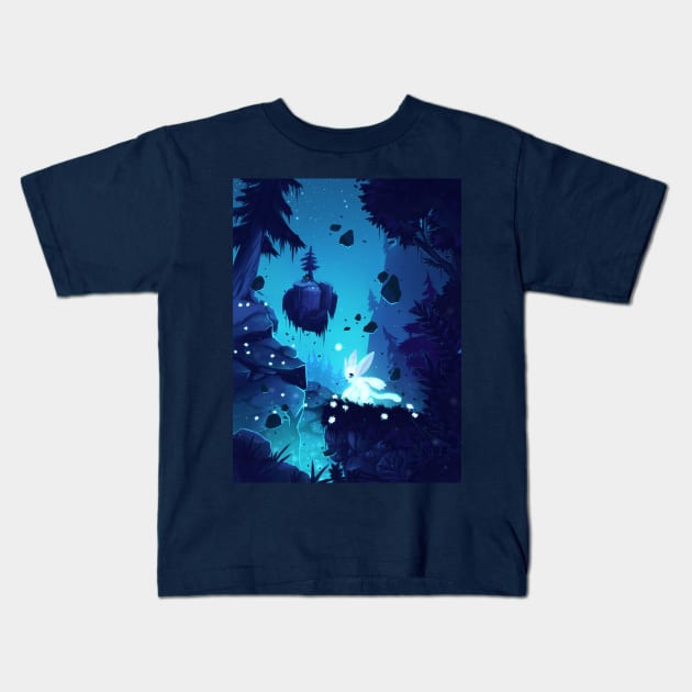 Ori - Lost without Light [Full BG] Kids T-Shirt by NezuPanda